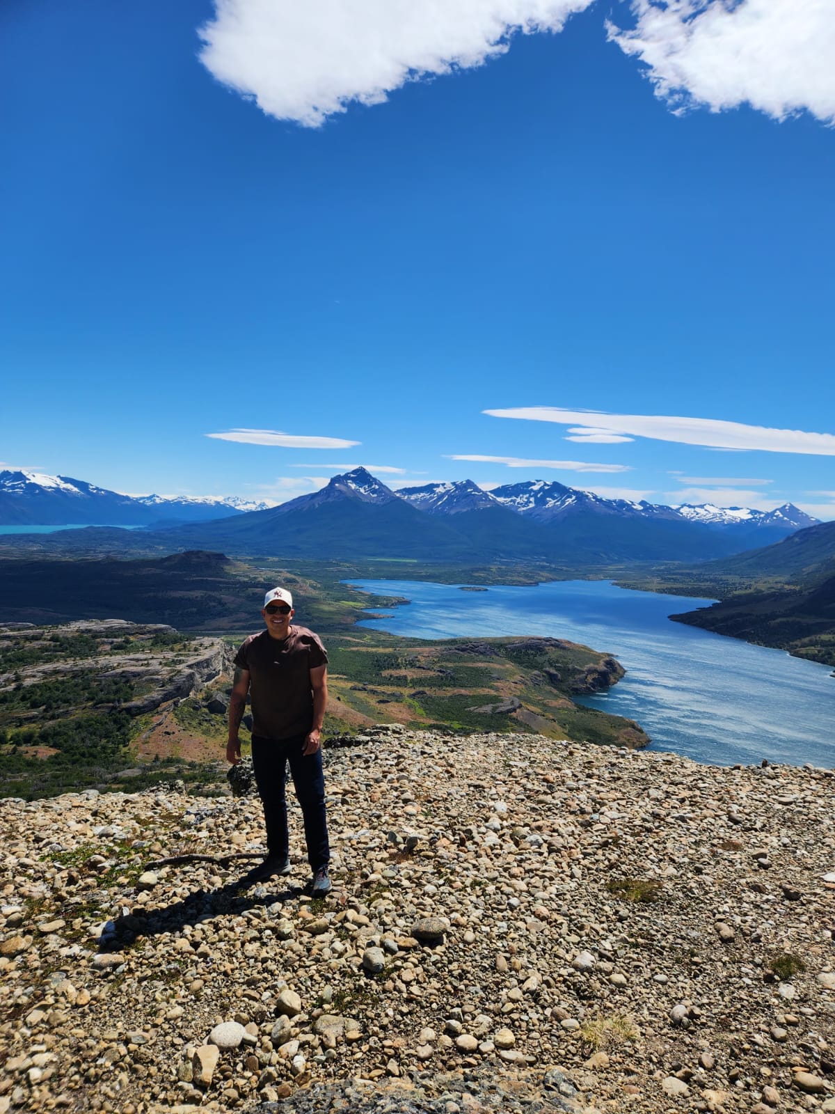 Samuel Sánchez en Torres del Paine, Patagonia