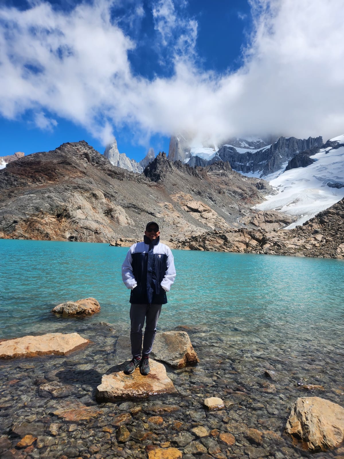 Samuel Sánchez en Laguna de los Tres, Fitz Roy